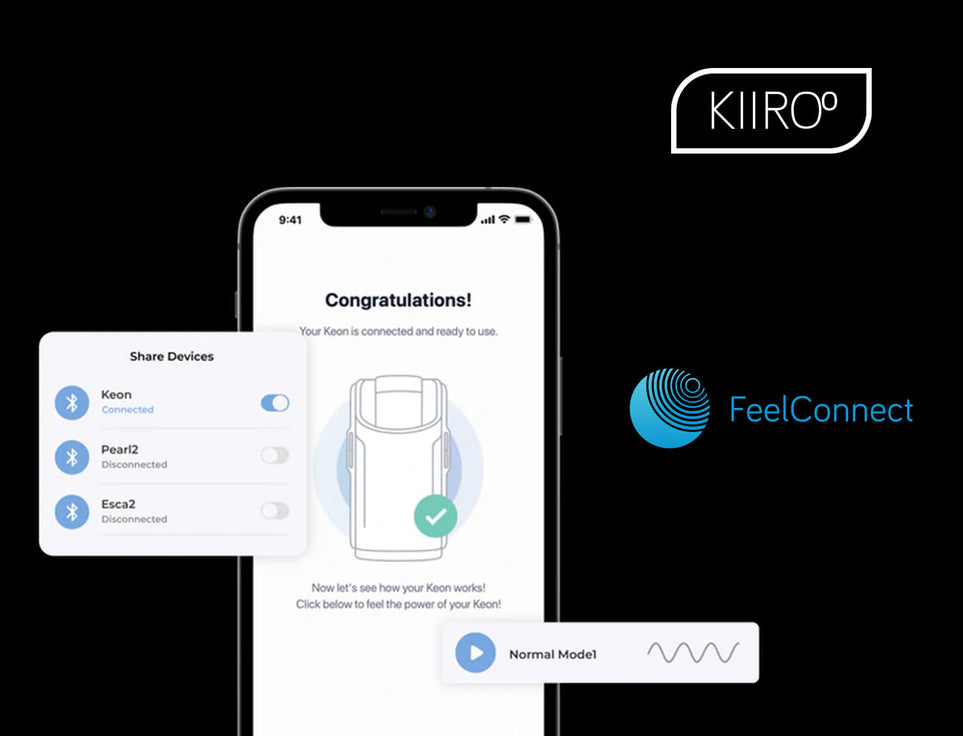KIIROO-FeelConnectアプリ:インタラクティブトイの接続方法