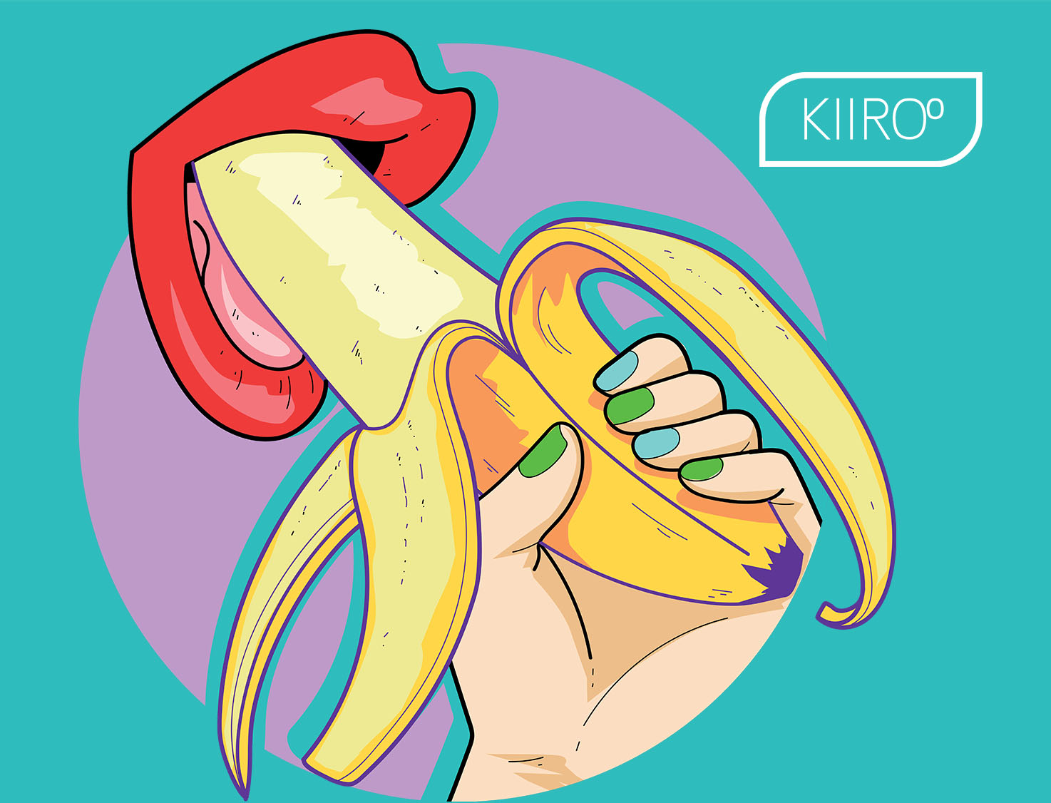 lips sucking a banana to portray How to Simulate a Blowjob