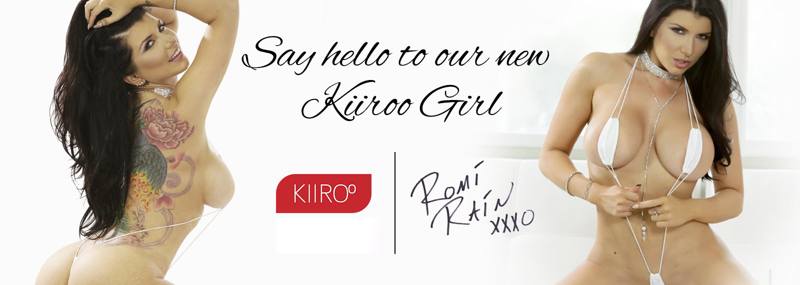 romi rain posing for kiiroo