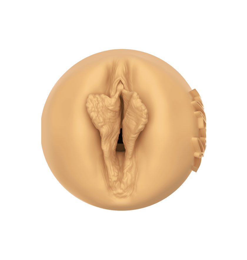 KIIROO-Cross-sectional view of the FeelAgatha stroker's lifelike opening