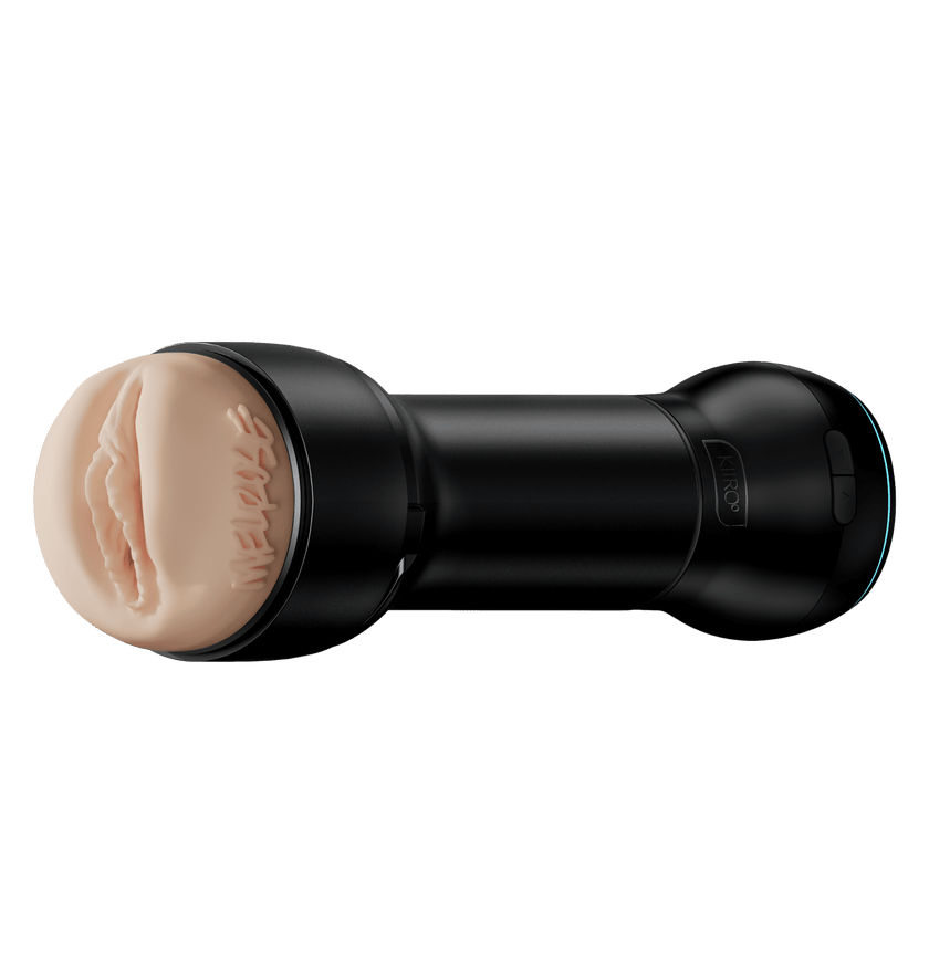 KIIROO-feelmelrose stroker assembled with powerblow suction device