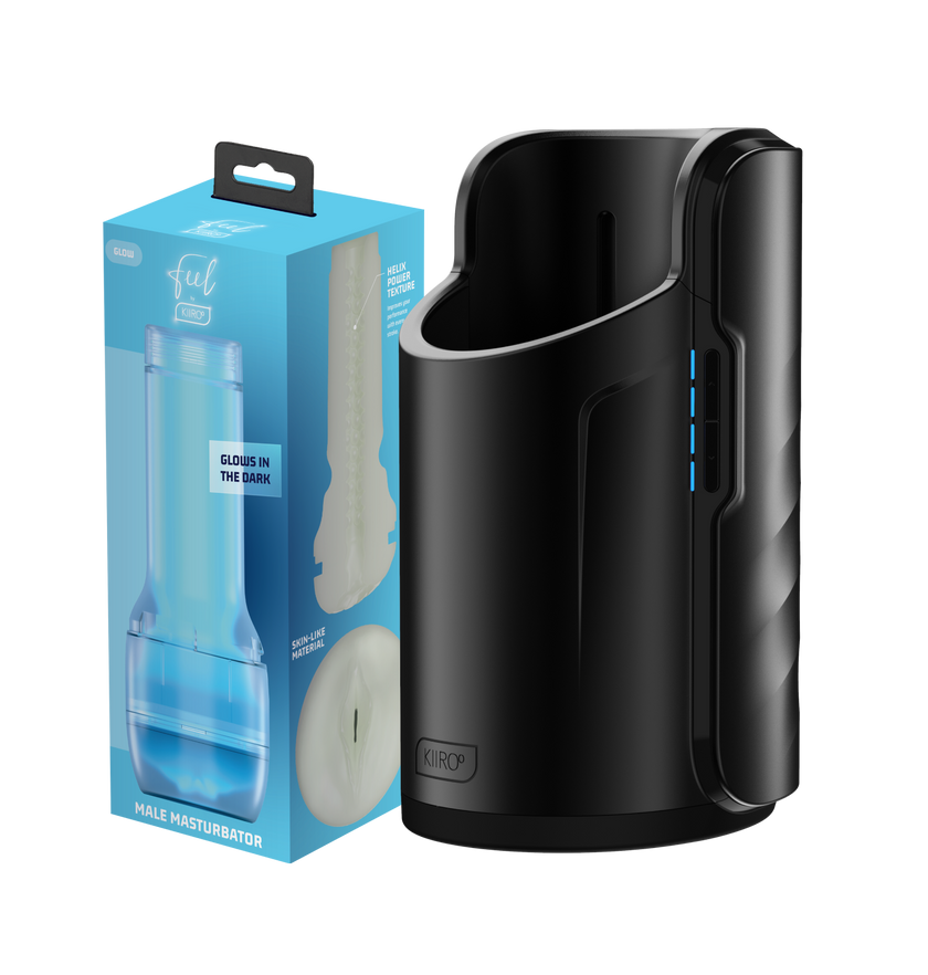 KIIROO-the FeelGlow Stroker's box and Keon masturbator combo