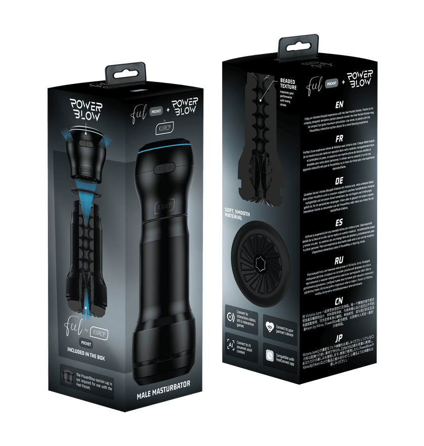 KIIROO-The Feel Pocket Stroker and PowerBlow combo package
