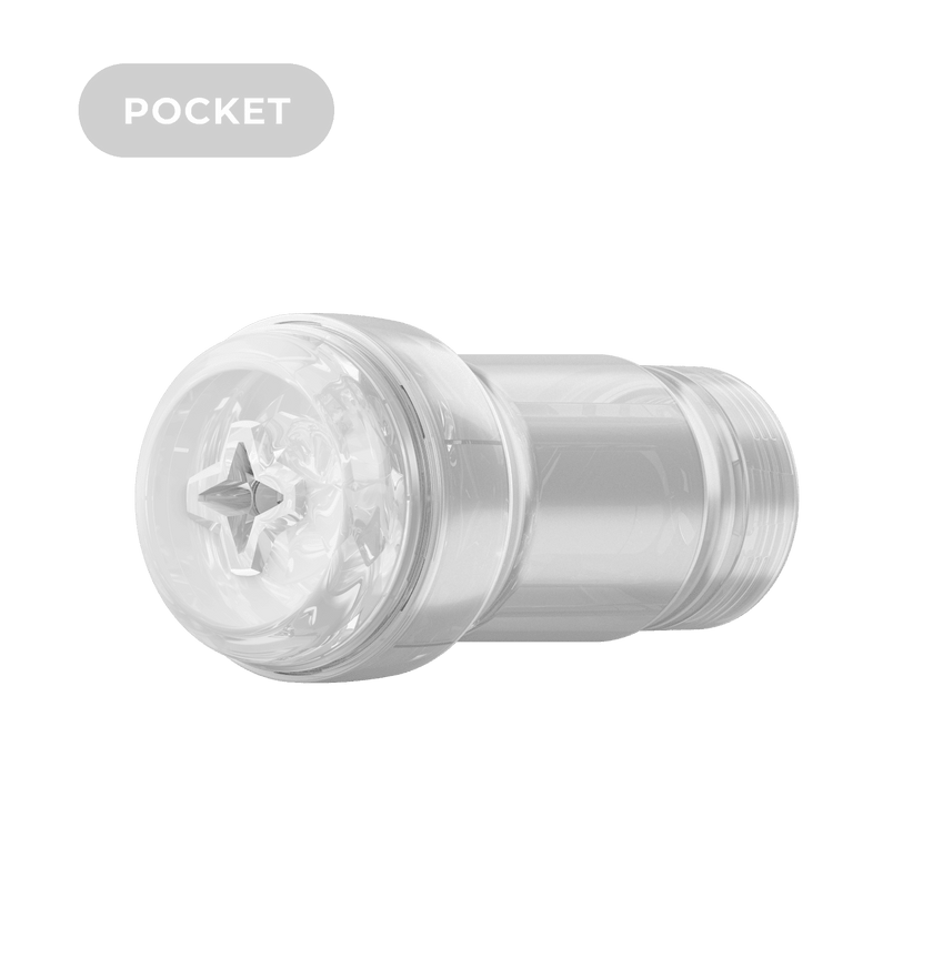 KIIROO-Pocket stroker Crystal front