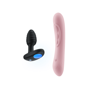 エンドレスファンタジーバンドル KIIROO-Pearl3 pink AI vibrator and interactive butt plug Lumen