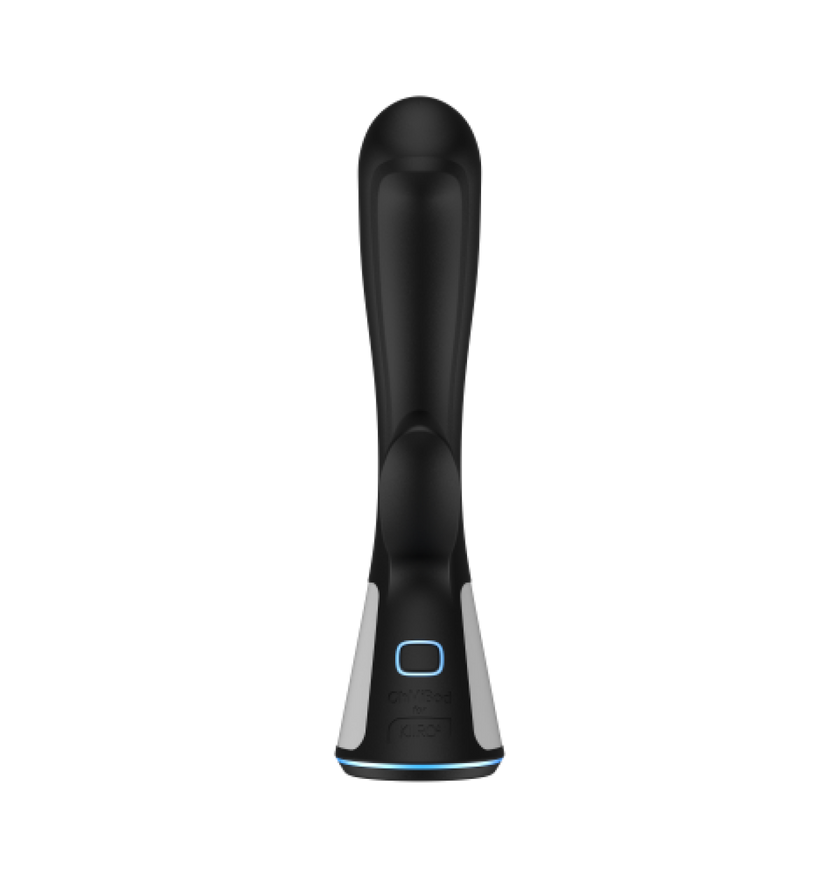 KIIROO-Fuse black dual-stimulation vibrator front