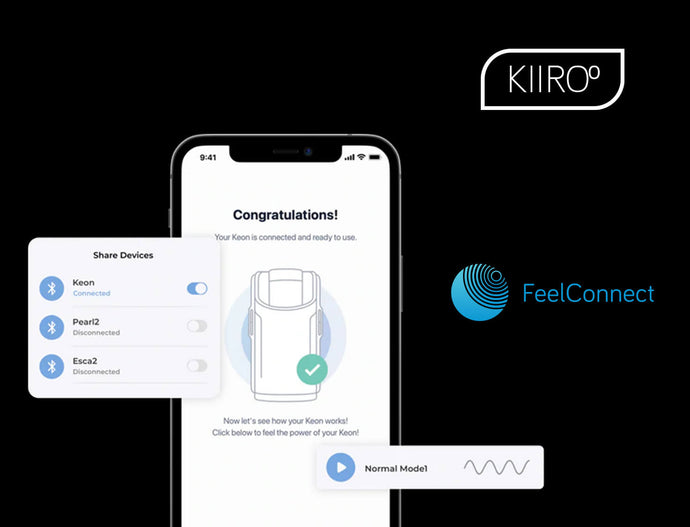 KIIROO-FeelConnectアプリ：インタラクティブトイの接続方法