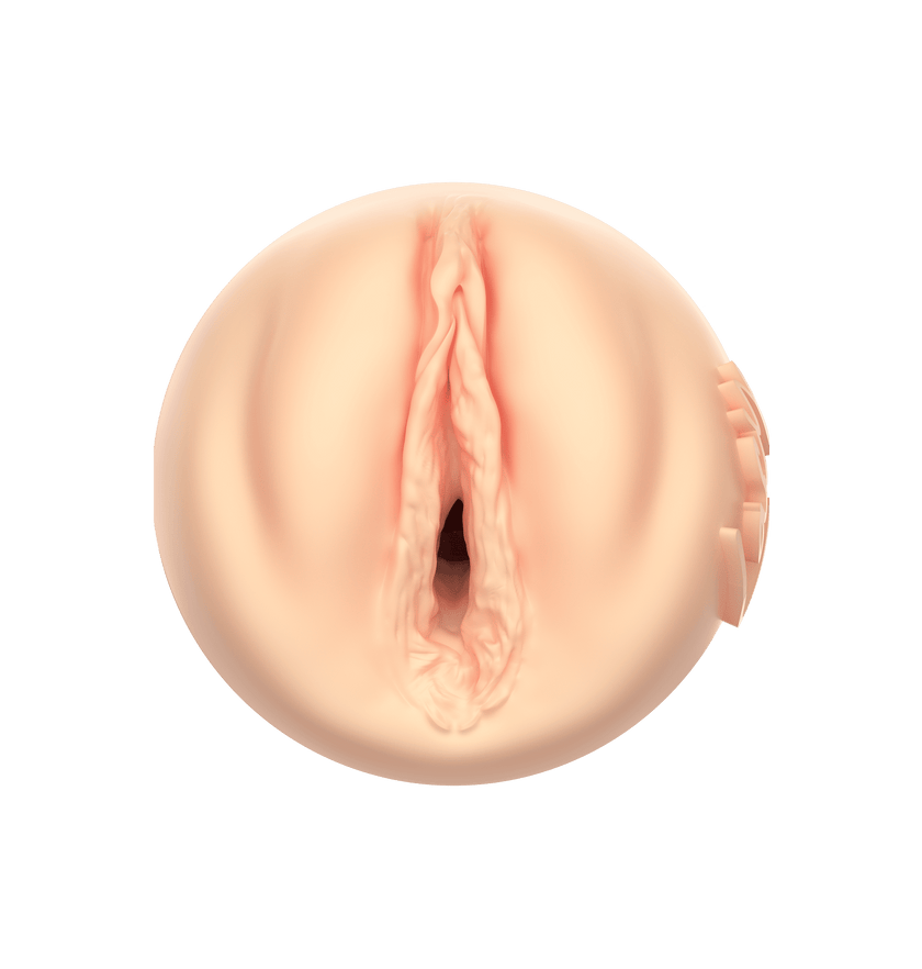 KIIROO-Cross-sectional view of the FeelLacy stroker's lifelike opening