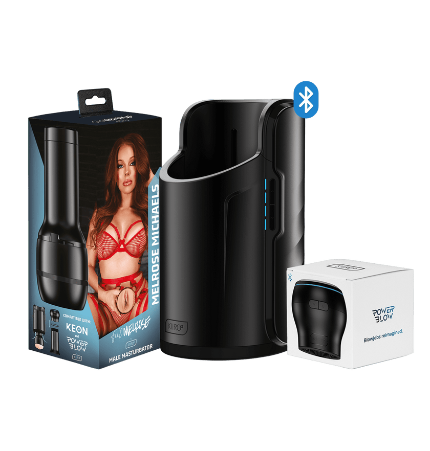 KIIROO-feelmelrose stroker box, keon automatic masturbator, powerblow controller box