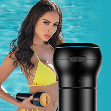 KIIROO-feelvictoria stroker with victoria image and powerblow