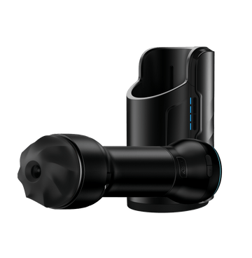 KIIROO-powerblow suction device assembled with Feelsensation stroker, and keon masturbator