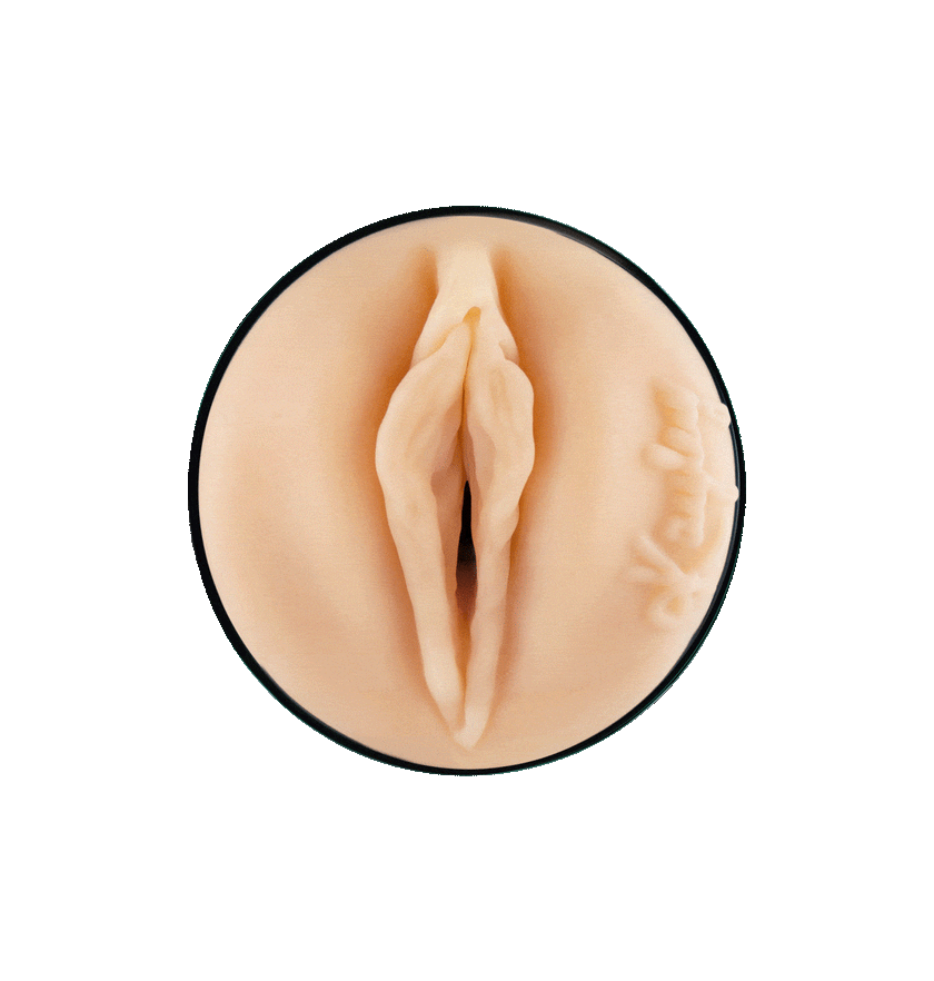 KIIROO-Cross-sectional view of the FeelKayley stroker's lifelike opening