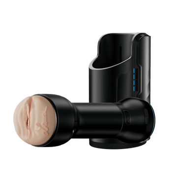 KIIROO-PowerBlow suction device, Keon masturbator, and FeelLauren Stroker combo