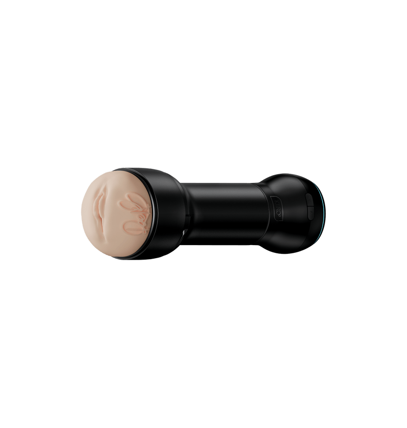 KIIROO-FeelRae stroker assembled with powerblow suction device