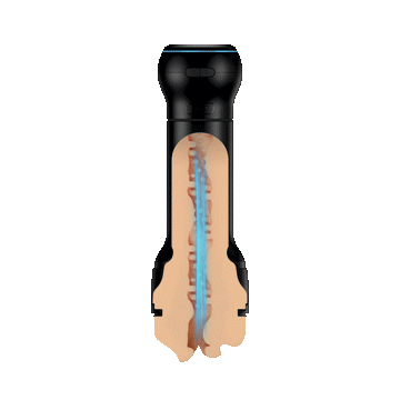 KIIROO-gif with powerblow suction device and feel mouth stroker