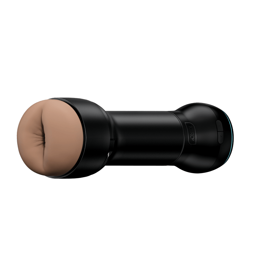 KIIROO-Feel Stroker Extra Tight Butt assembled with the Powerblow suction device
