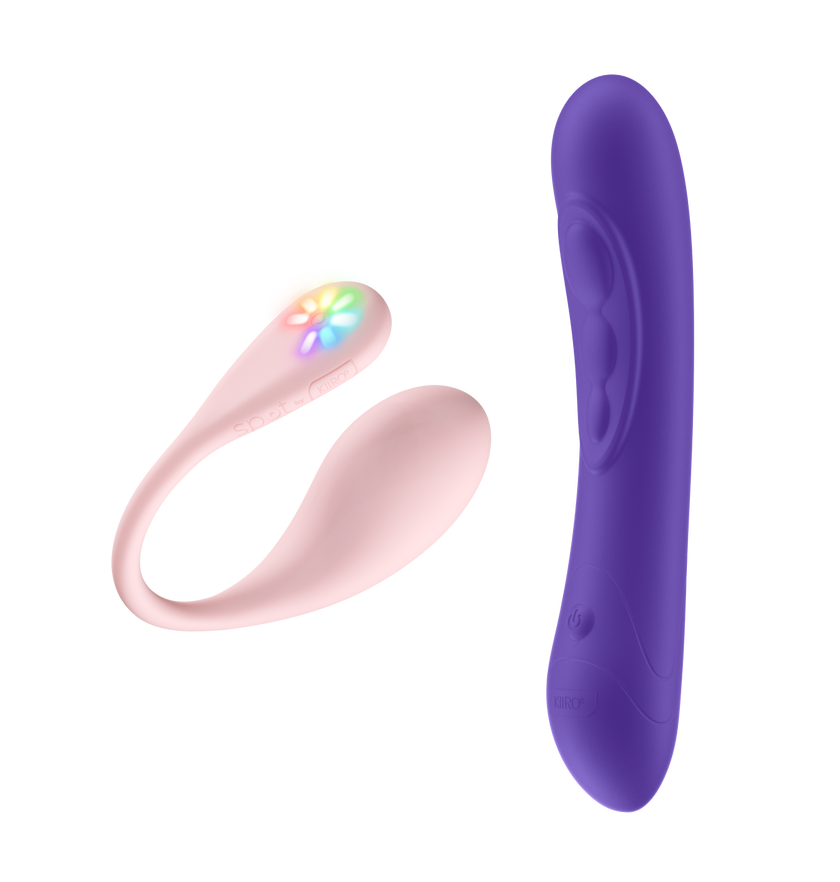 KIIROO-Spot, the egg vibrator, and Pearl three purple, the G-spot vibrator