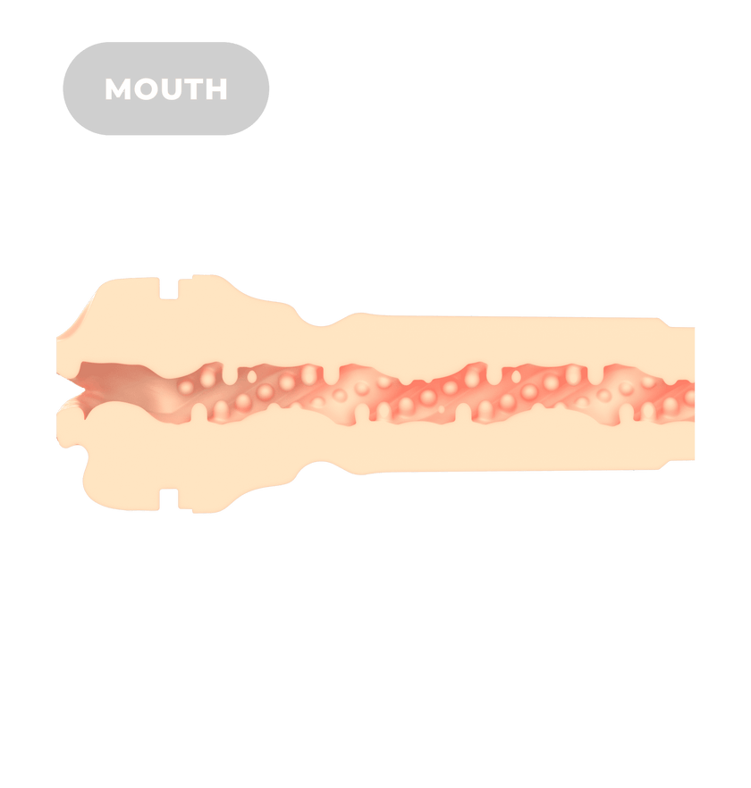 KIIROO-feel mouth stroker inside view