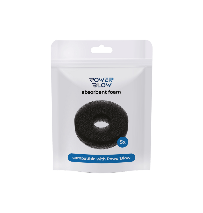 KIIROO-powerblow absorbent foam bag